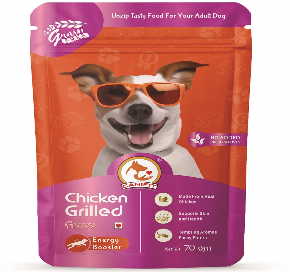 CANIFIT Adult Dog (1+ Year) Chicken Grilled Gravy