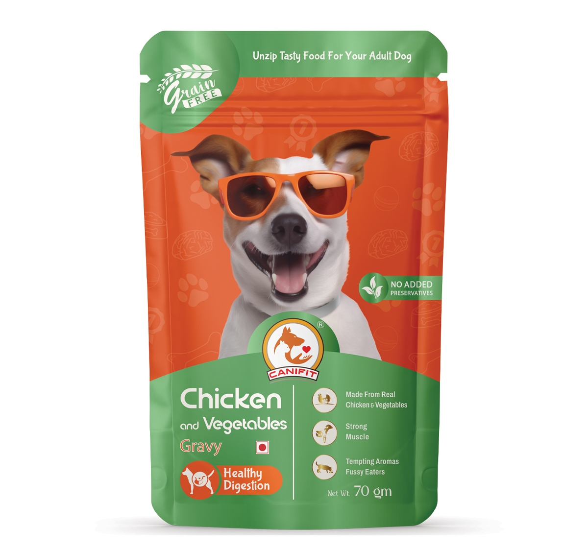 CANIFIT ADULT DOG CHICKEN & VEGETABLE IN GRAVY